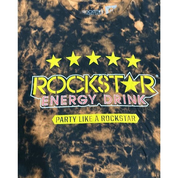Rockstar Energy Drink Bleached Tee - Picture 3 of 5